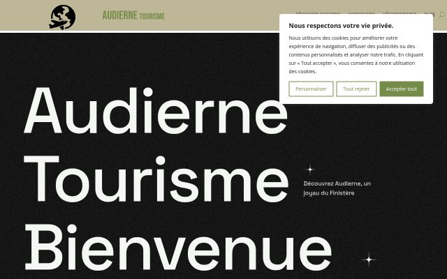 Aperçu du site Office de Tourisme d'Audierne