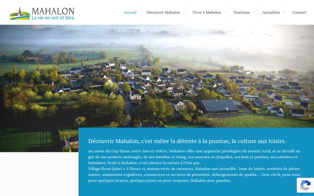 Aperçu du site Commune de Mahalon