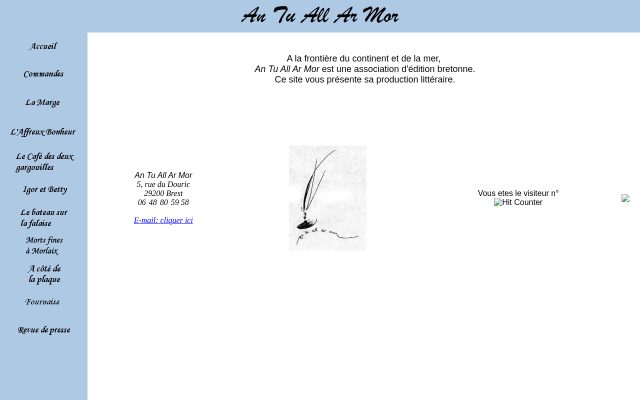Aperçu du site An Tu All Ar Mor