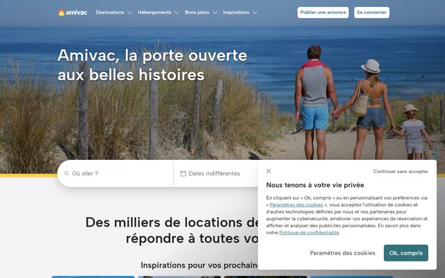 Aperçu du site Chambres et Tables d'hôtes