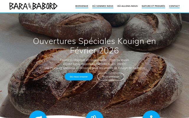Aperçu du site Bara Babord
