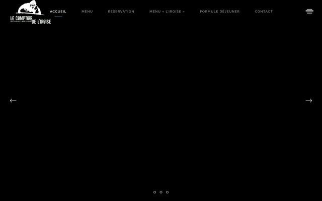 Aperçu du site Le Comptoir de l'Iroise