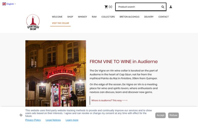 Aperçu du site De Vigne en Vin