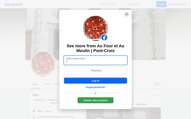 Aperçu du site Au Four et au Moulin