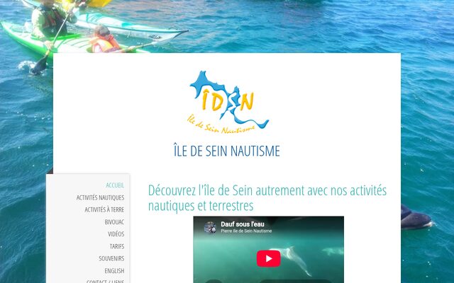 Aperçu du site Centre Nautique