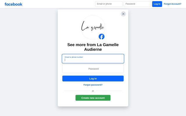 Aperçu du site La Gamelle