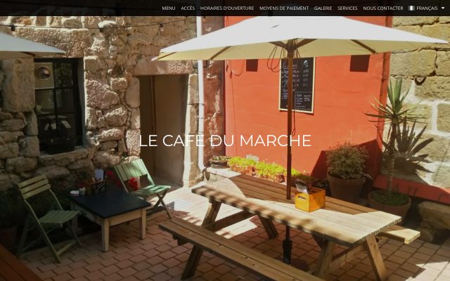 Aperçu du site Le Café du Marché