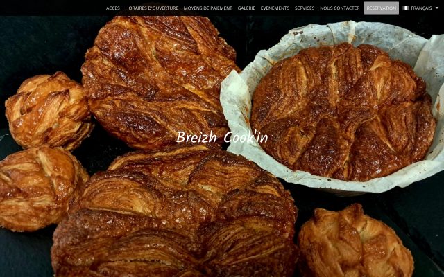 Aperçu du site Breizh Cook'In
