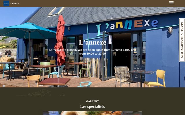 Aperçu du site L'Annexe
