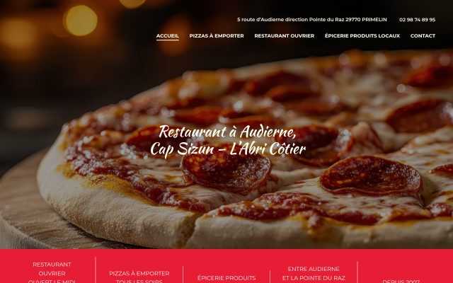 Aperçu du site L’Abri Côtier