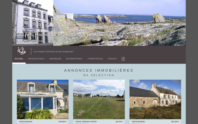 Aperçu du site LeFur Garnier Colin