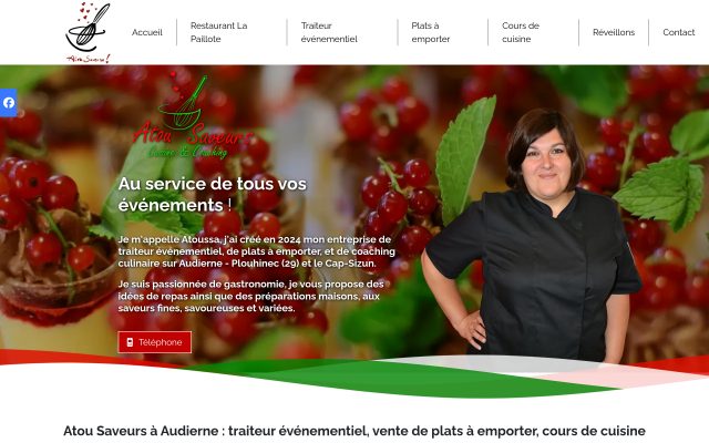 Aperçu du site Atou Saveur