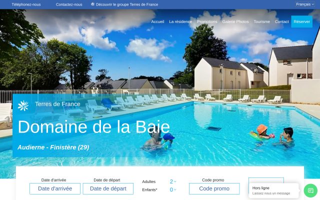 Aperçu du site Terres de France