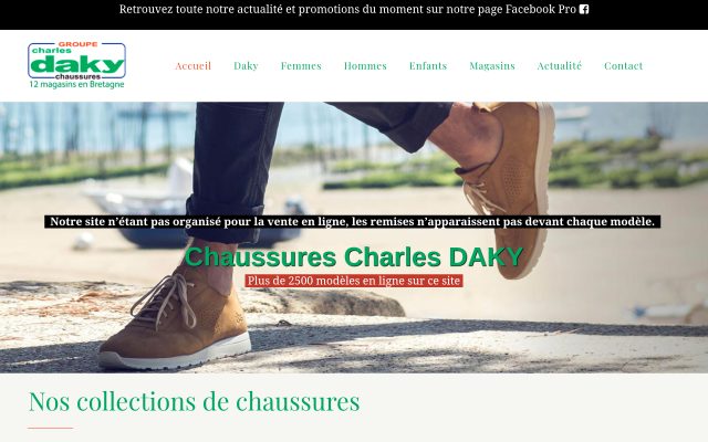 Aperçu du site Daky