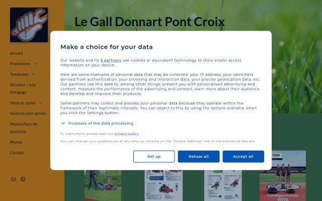 Aperçu du site Le Gall Donnart